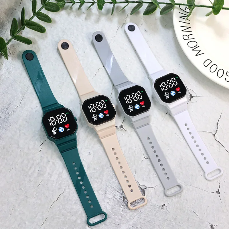 Smartwatch Watches For Kid Boy With Alarm - Kids Watches LED Digital Kids Watch