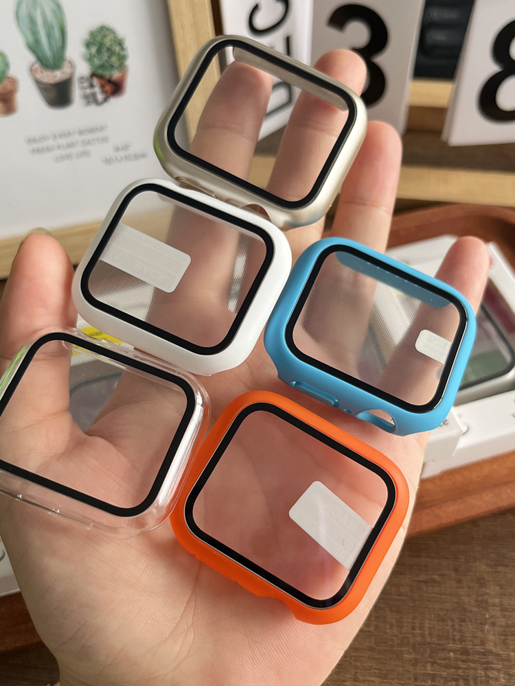 Iwatch Smartwatch Series 7 - Tempered Glass+Cover For Apple Watch series