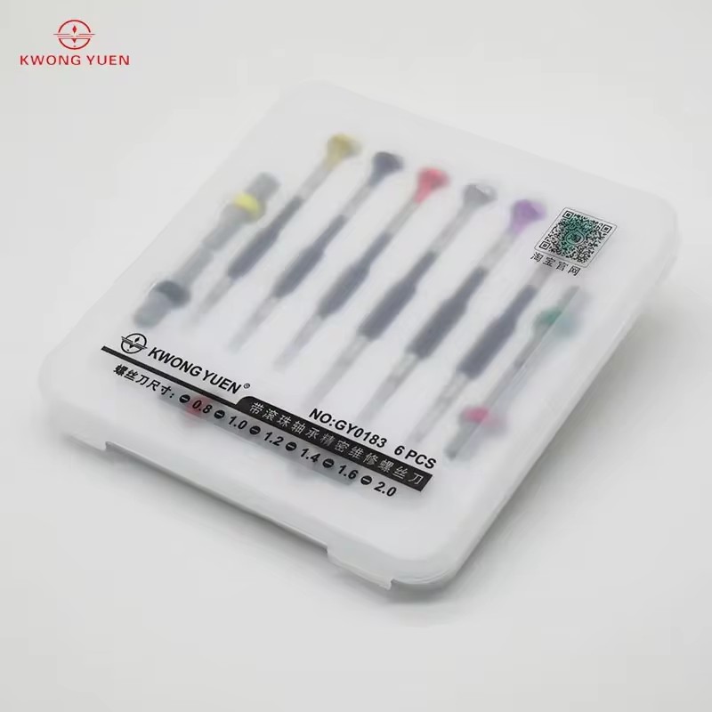 Watchmaker Screwdriver - Kwong YUEN Stainless Steel 6PCS Screwdriver