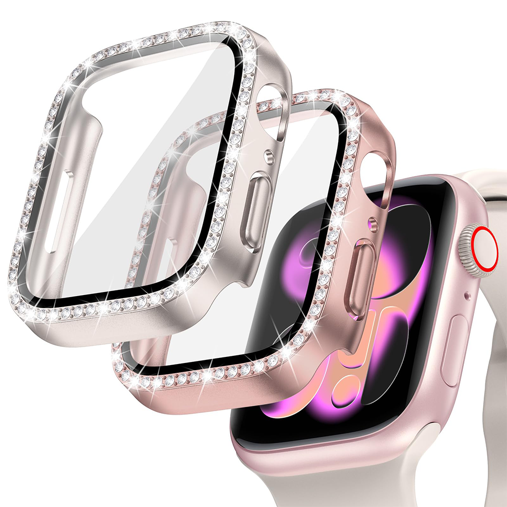 Iwatch Smartwatch Series 7 - Diamond Case+Glass For Apple watch series