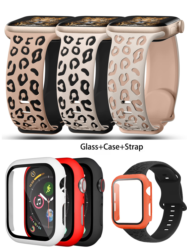 Iwatch Smartwatch Series 7 - Glass+Case+Strap for Apple Watch Band 45mm