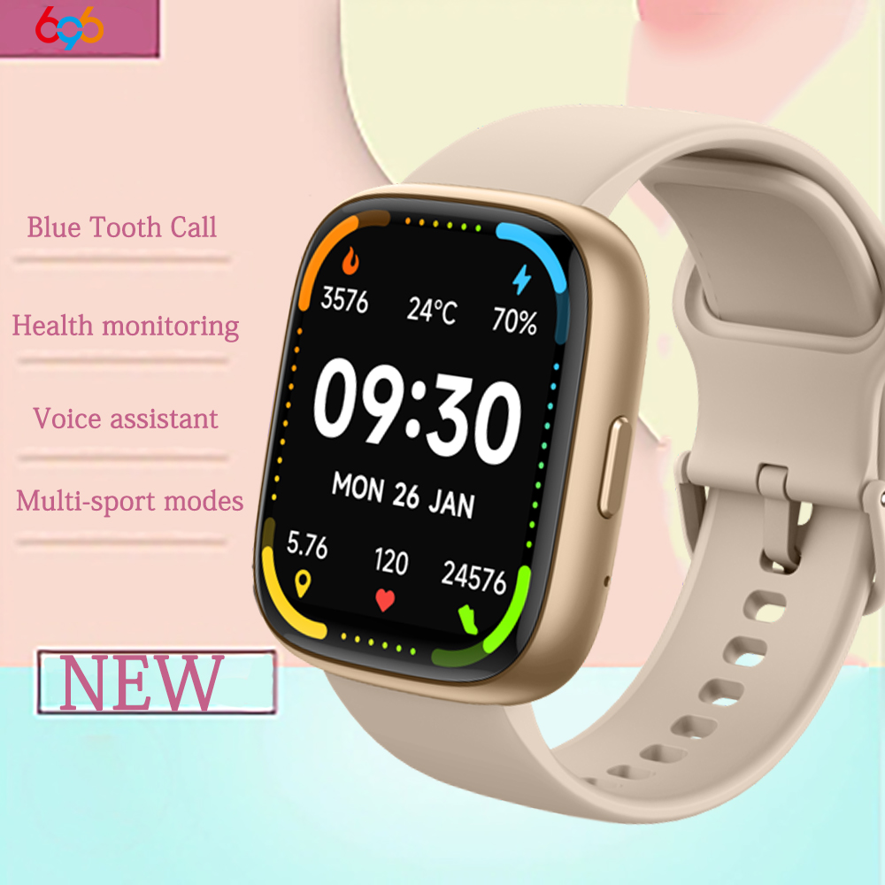 Smartwatch Ladies Watches For Women - New Fashion Sports Blue Tooth Call