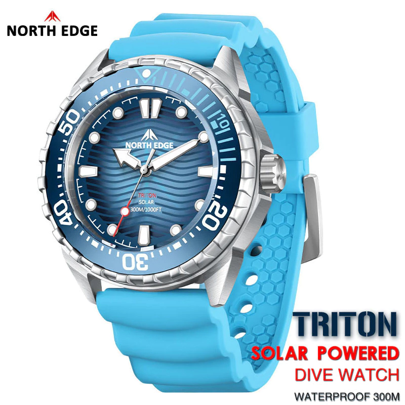 Solar Powered Watch - TRITON-Ti New Solar Powered Dive Watch