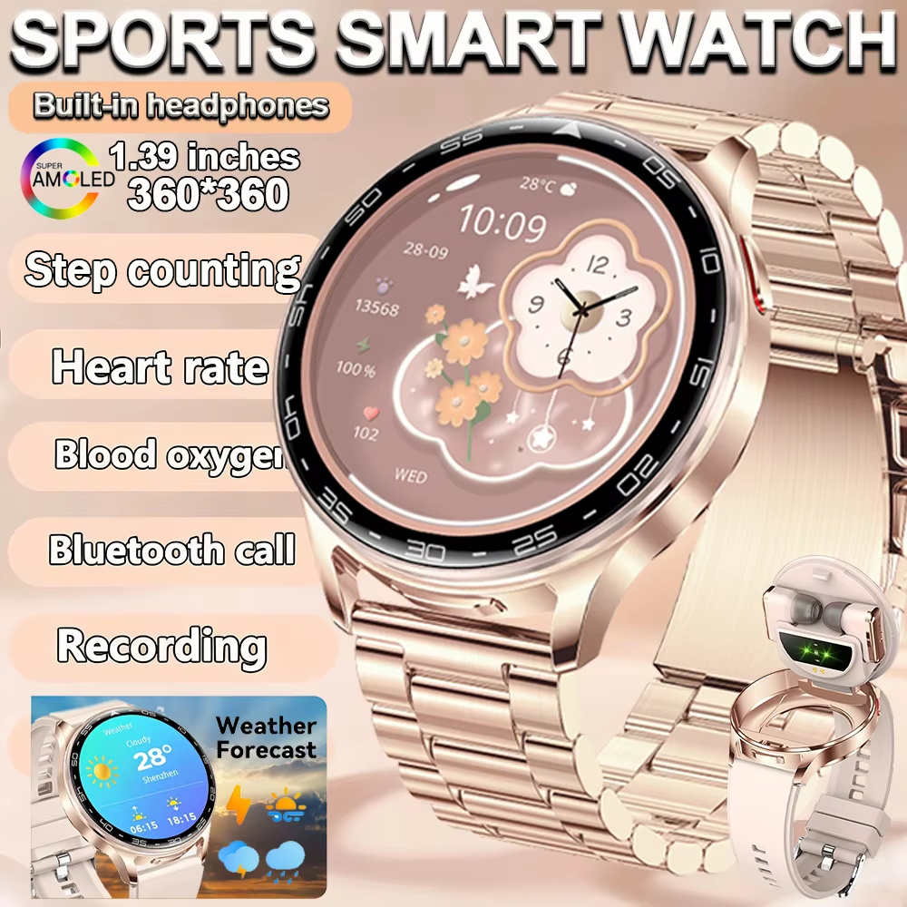DAORKOW 2-In-1 TWS Headset Sma - Smartwatch Noise Watches For Women recension och pris