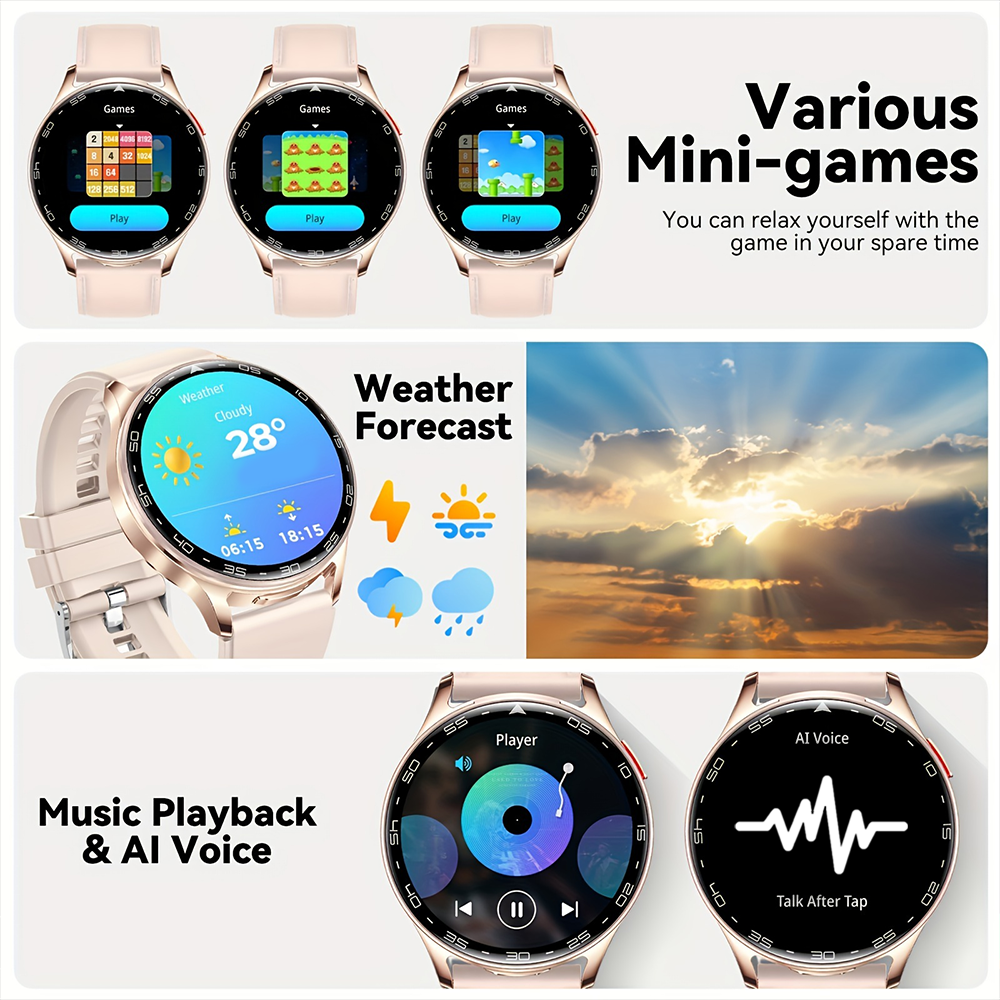 DAORKOW 2-In-1 TWS Headset Sma - Smartwatch Noise Watches For Women recension och pris
