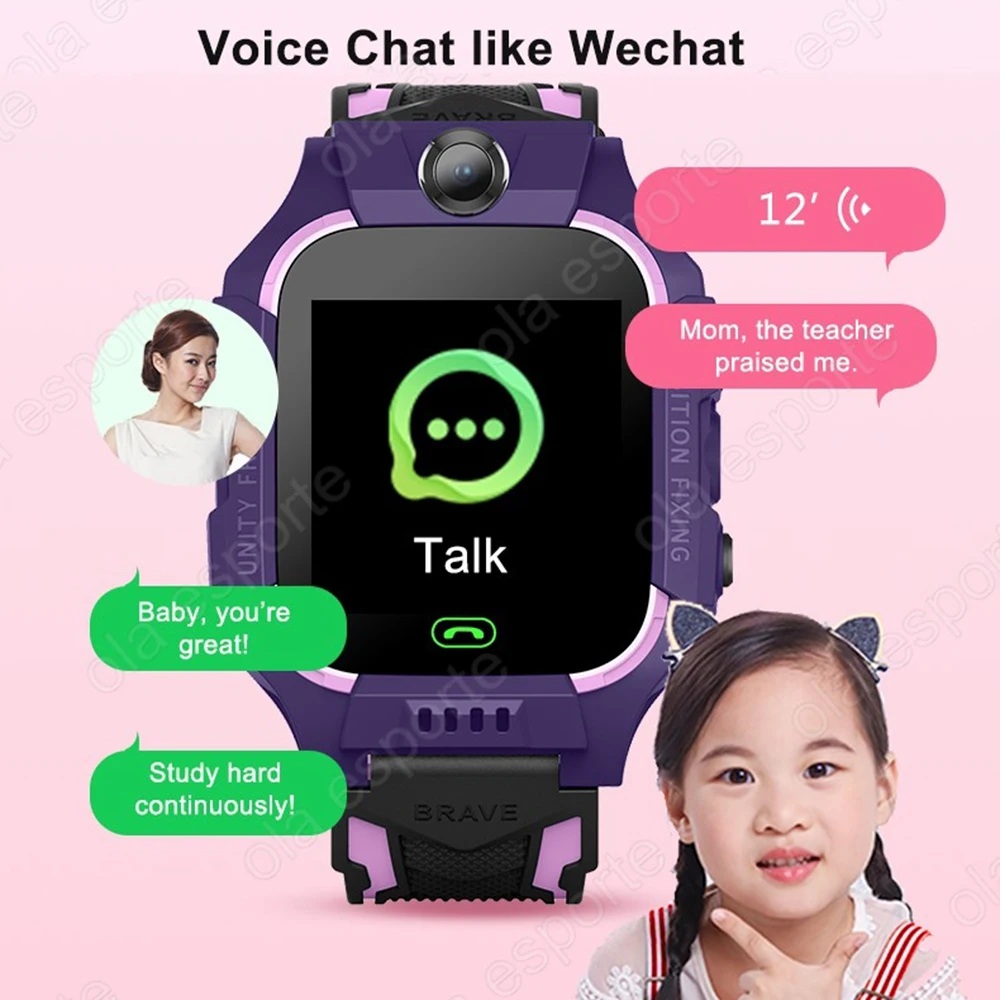 Smart Watch Kids 2G Sim Card S - Smartwatch Watches For Kid Boy With Alarm recension och pris
