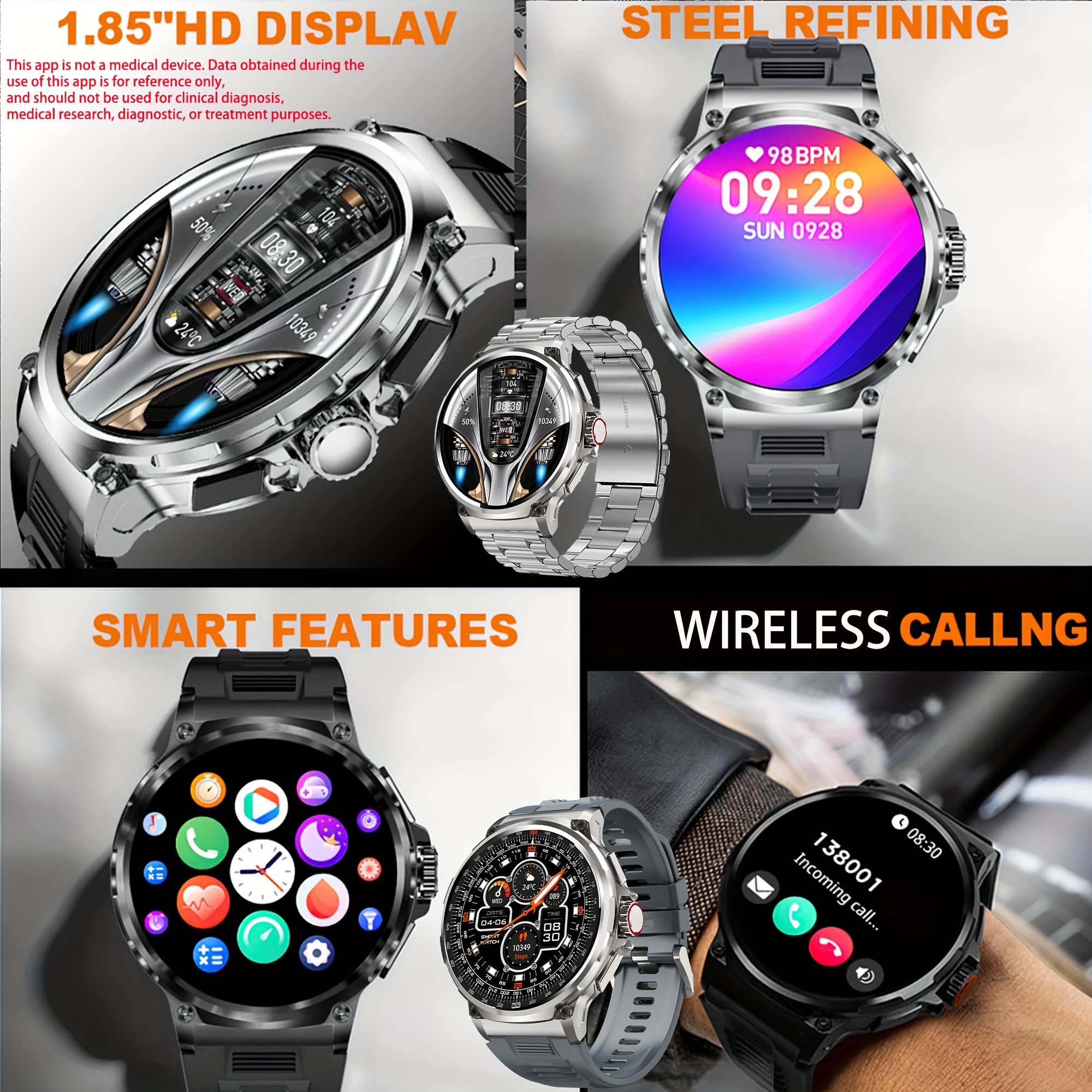 Men'S Smart Watch (Answer/Dial - Watch Smartwatch recension och pris