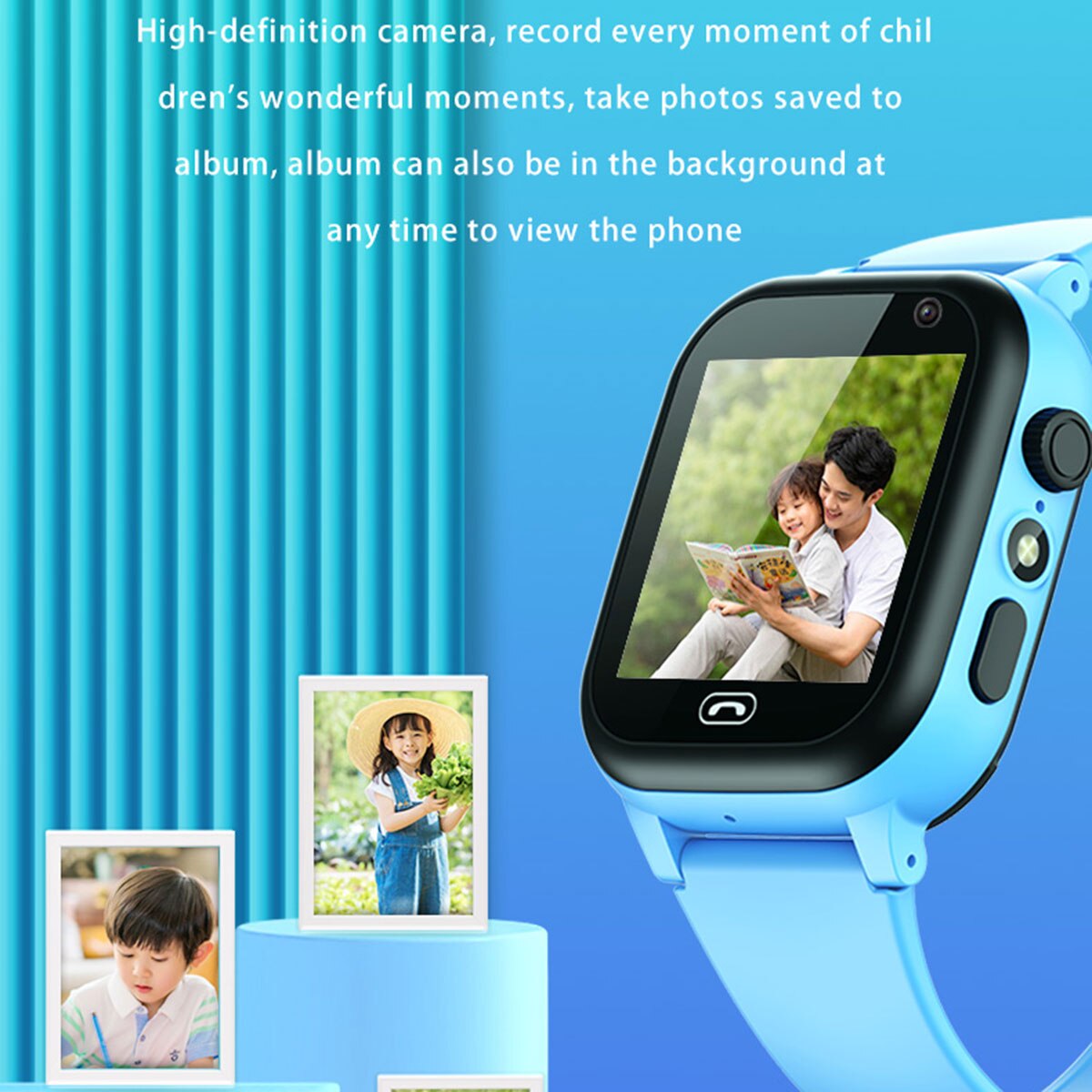 Kids Smart Watch SOS Call Outd - Smartwatch Watches For Kid Boy With Alarm recension och pris
