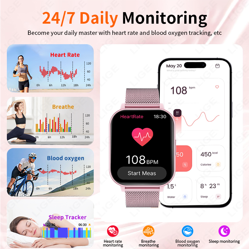 New 1.83‘’ HD Screen Fashion S - Smartwatch Ladies Watches For Women recension och pris