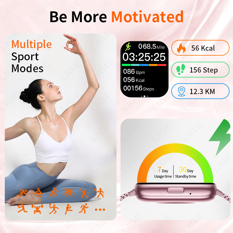New 1.83‘’ HD Screen Fashion S - Smartwatch Ladies Watches For Women recension och pris