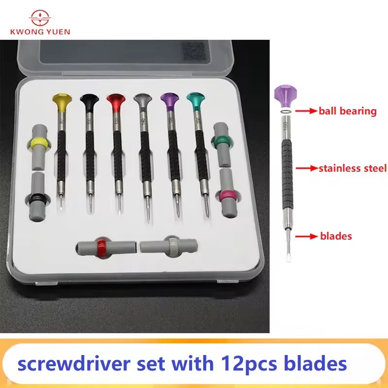 Kwong YUEN Stainless Steel 6PC - Watchmaker Screwdriver recension och pris