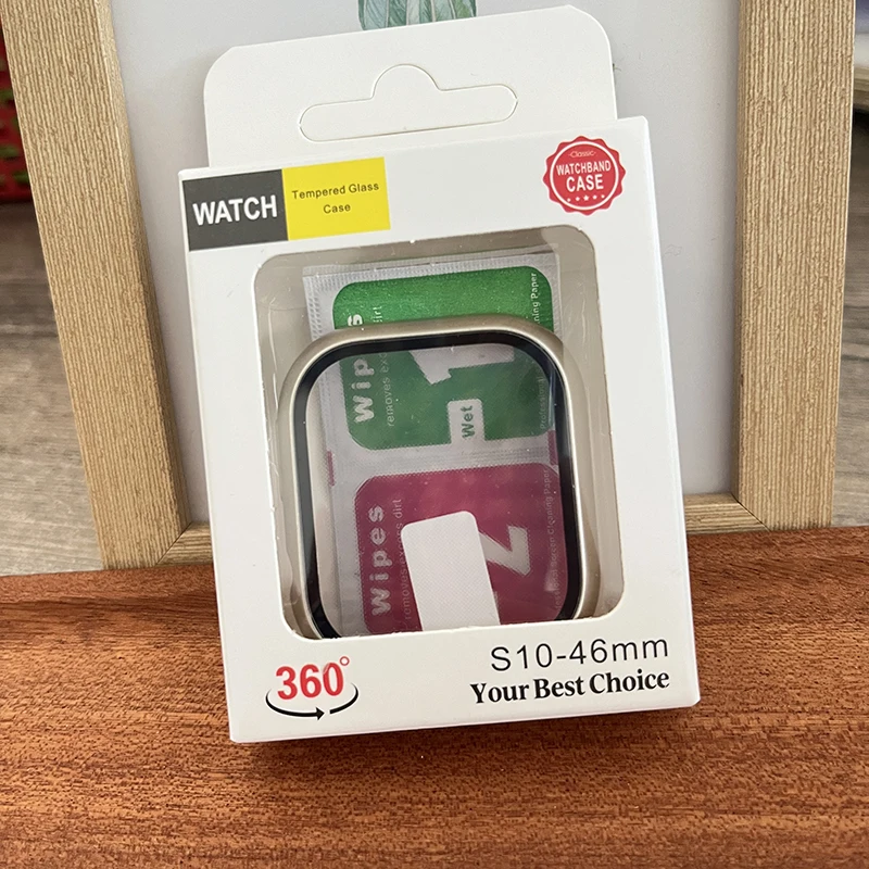 Tempered Glass+Case For Apple  - Iwatch Smartwatch Series 7 recension och pris