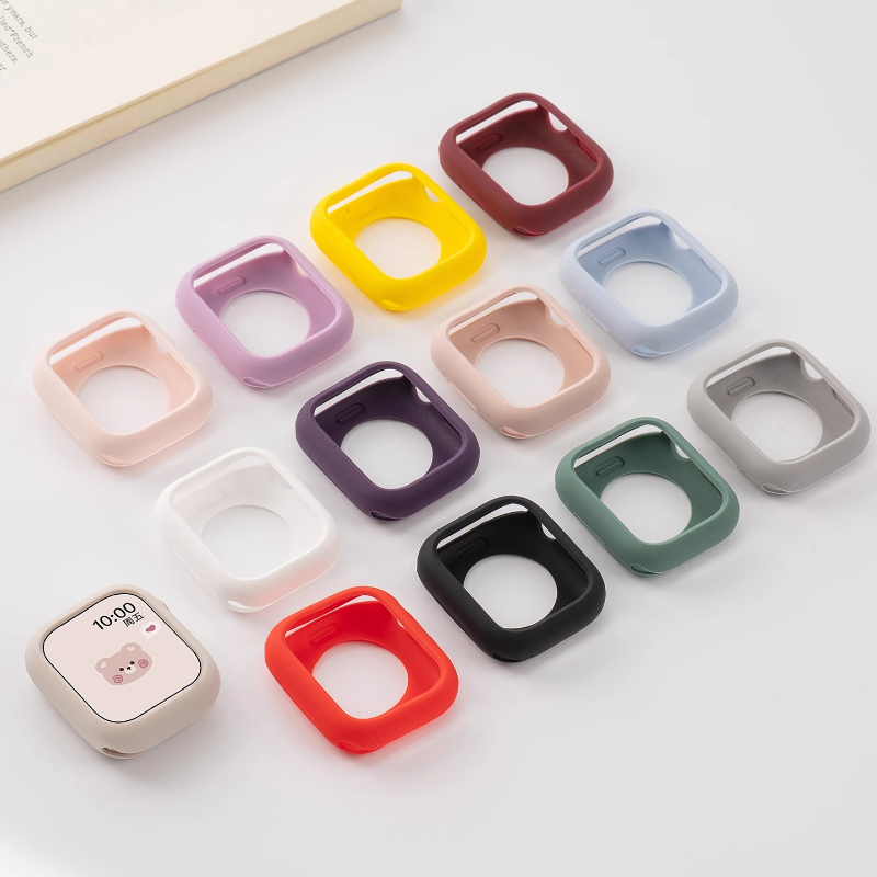 Silicone Case for Apple Watch  - Iwatch Smartwatch Series 7 recension och pris