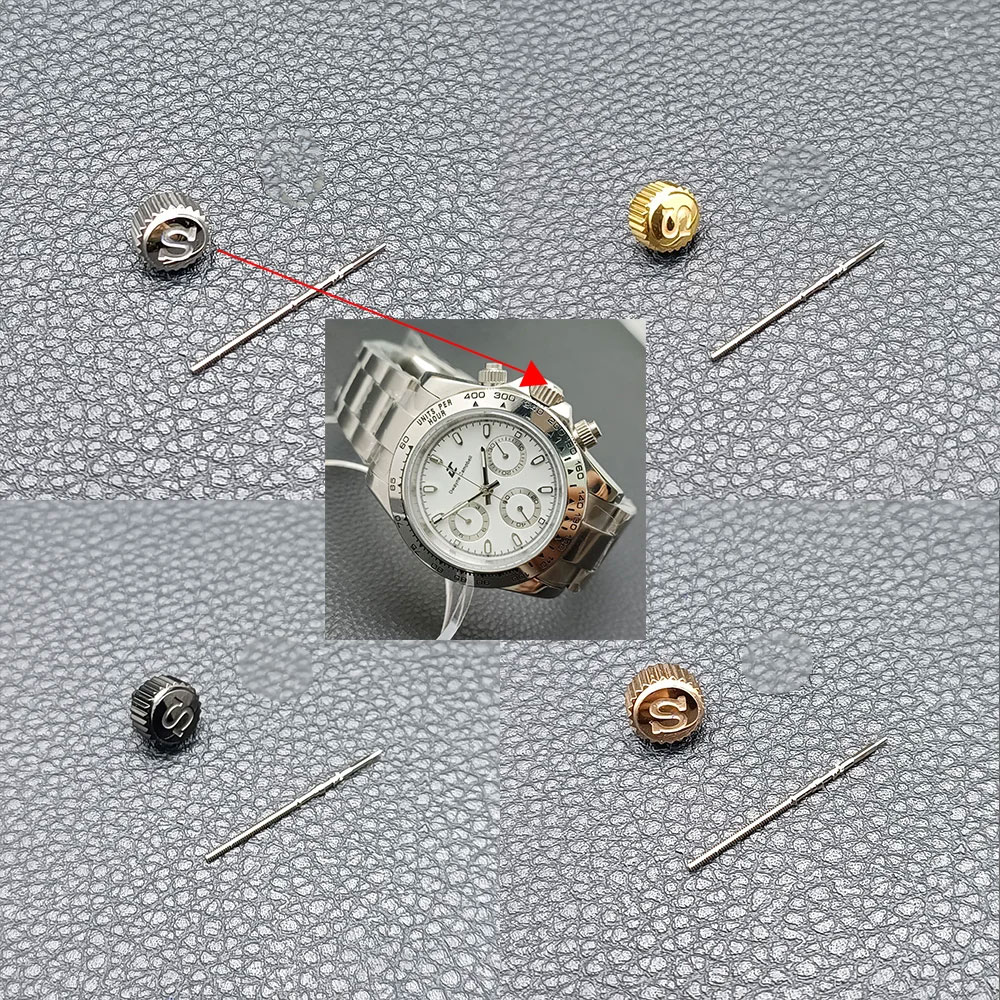 VK63 Crown Screw-in Case Repla - Watch Crown Stem recension och pris