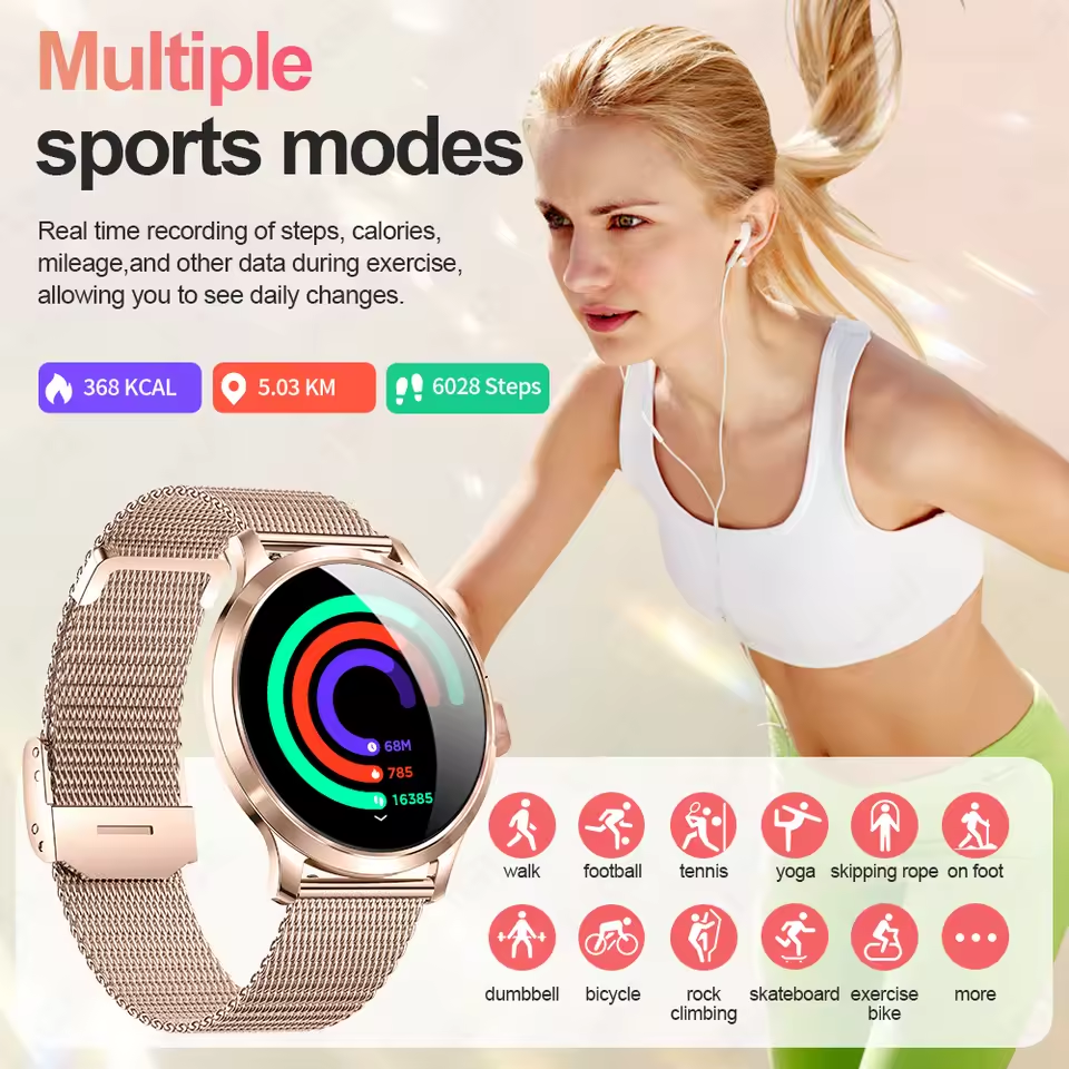 2026 New Stylish Women Smart W - Smartwatch Ladies Watches For Women recension och pris