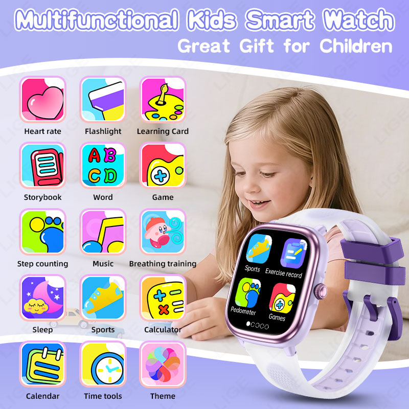 LIGE 2026 New Children Learnin - Smartwatch Watches For Kid Boy With Alarm recension och pris