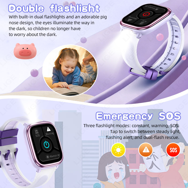 LIGE 2026 New Children Learnin - Smartwatch Watches For Kid Boy With Alarm recension och pris