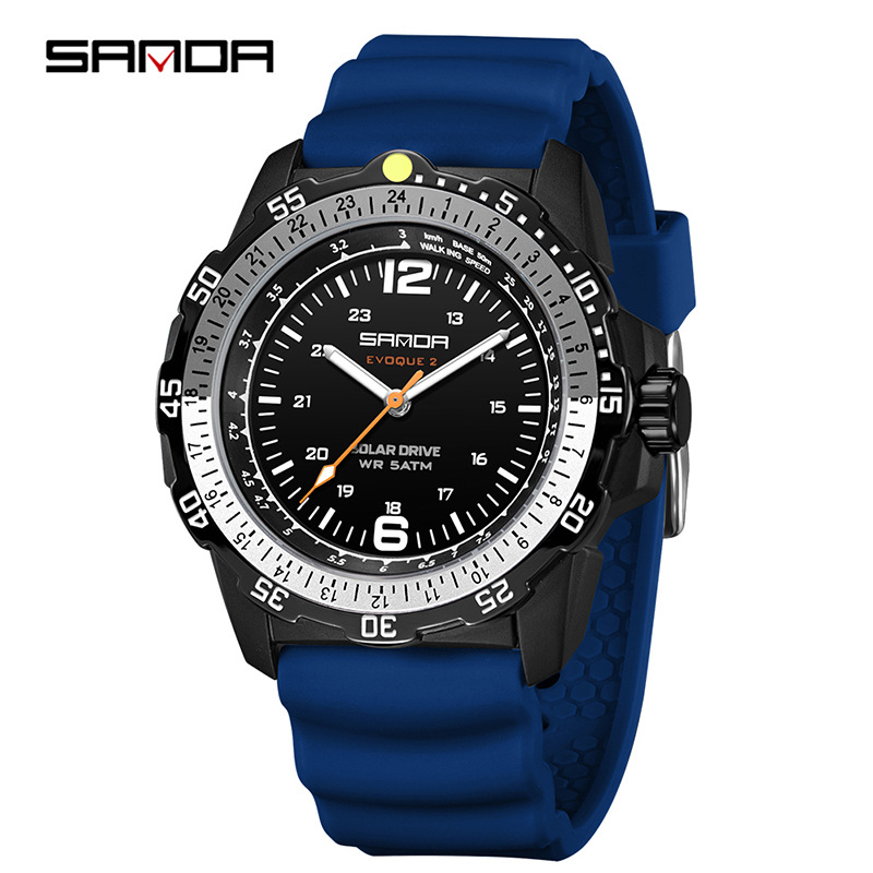 Sanda Brand Men's Creative Sol - Solar Powered Watch recension och pris