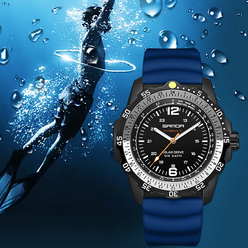 Sanda Brand Men's Creative Sol - Solar Powered Watch recension och pris