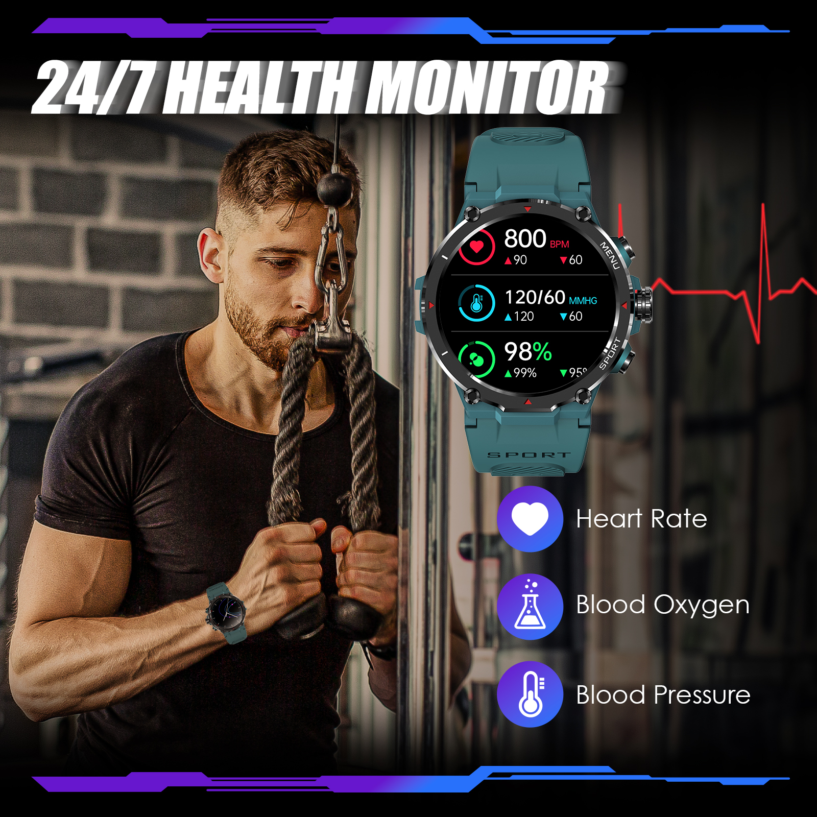 EIGIIS Military Smart Watch fo - Watch Smartwatch recension och pris