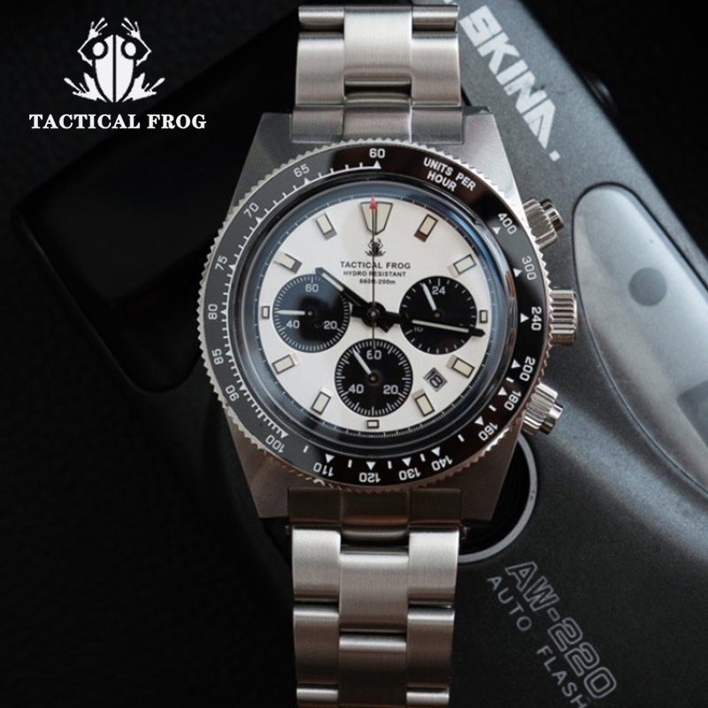 Tactical Frog 41mm Men's Chron - Solar Powered Watch recension och pris