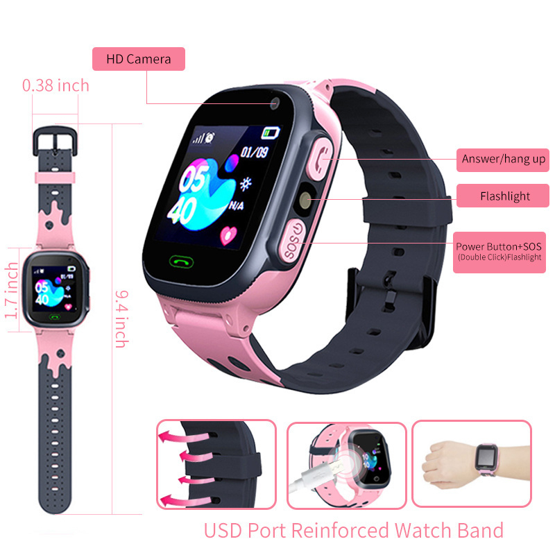 Kids Smart Watch Waterproof Sm - Smartwatch Watches For Kid Boy With Alarm recension och pris