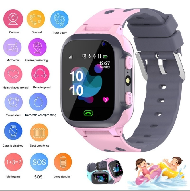 Kids Smart Watch Waterproof Sm - Smartwatch Watches For Kid Boy With Alarm recension och pris
