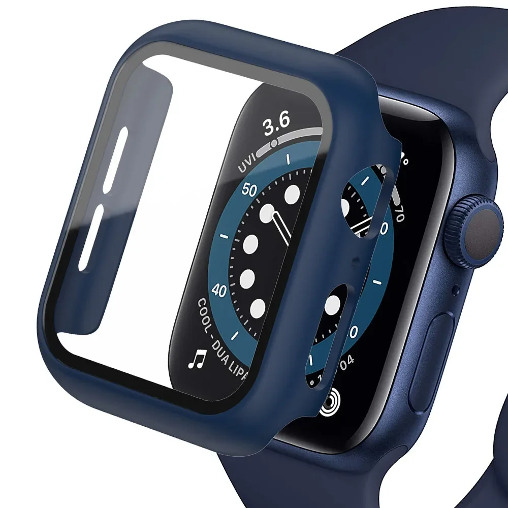 Tempered Glass+cover For Apple - Iwatch Smartwatch Series 7 recension och pris