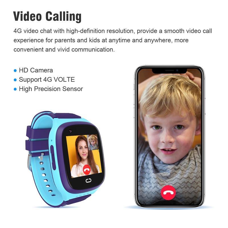 Phone watch android 4G GPS nan - Smartwatch Watches For Kid Boy With Alarm recension och pris