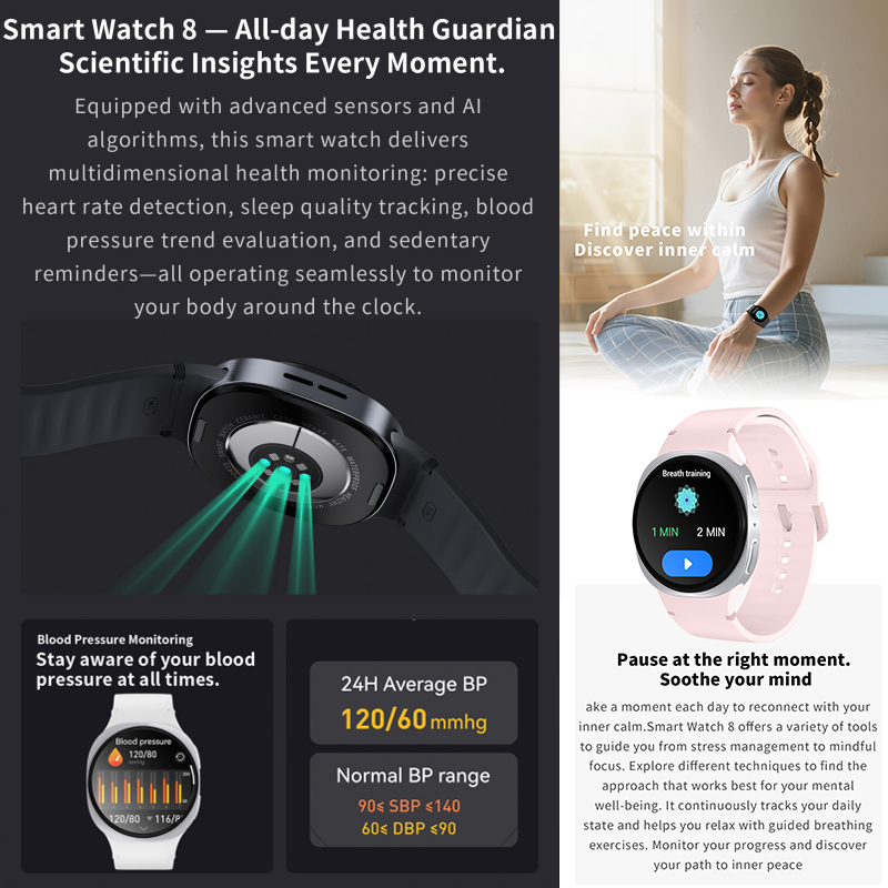 2025 New Watches 8 Mini GPS Tr - Smartwatch Health Watches For Women recension och pris
