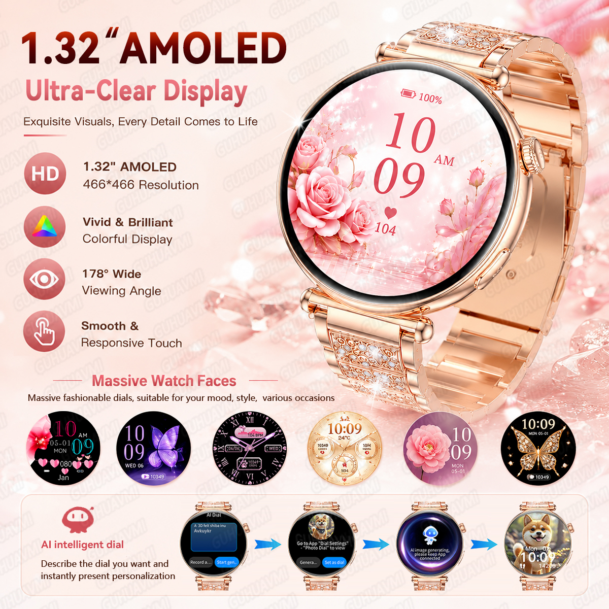 2026 New Women Health SmartWat - Smartwatch Ladies Watches For Women recension och pris