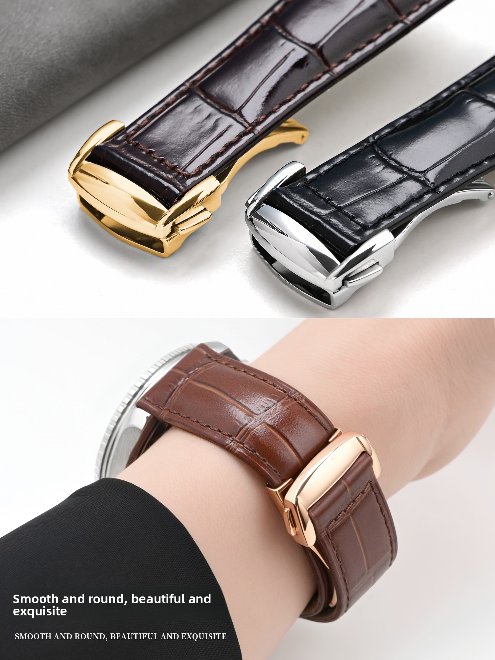 For Omega Deployment Clasp Lea - Watches Omega recension och pris