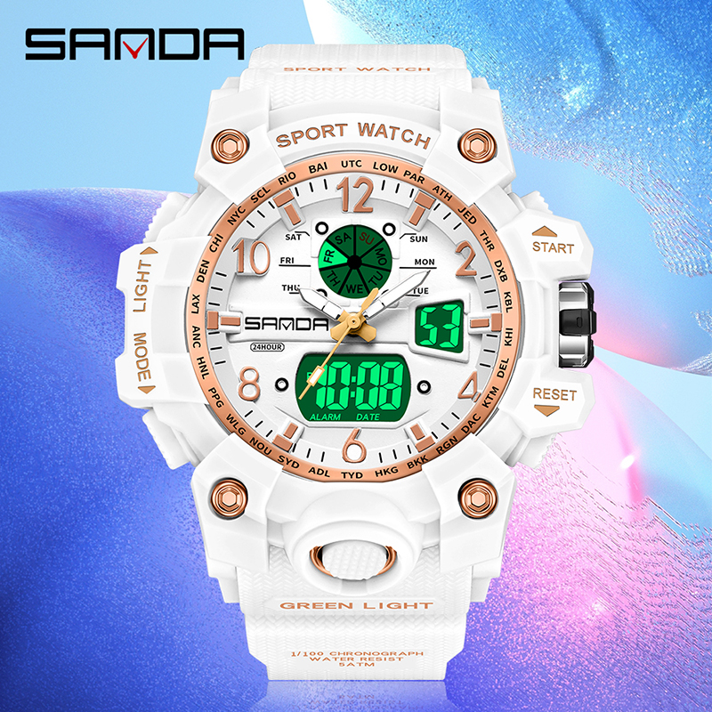 Fashion Sanda Brand Youth Mili - Solar Powered Watch recension och pris
