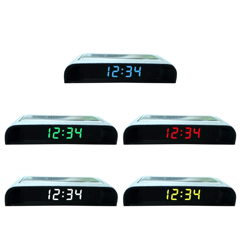 Automobile Solar Powered Clock - Solar Powered Watch recension och pris