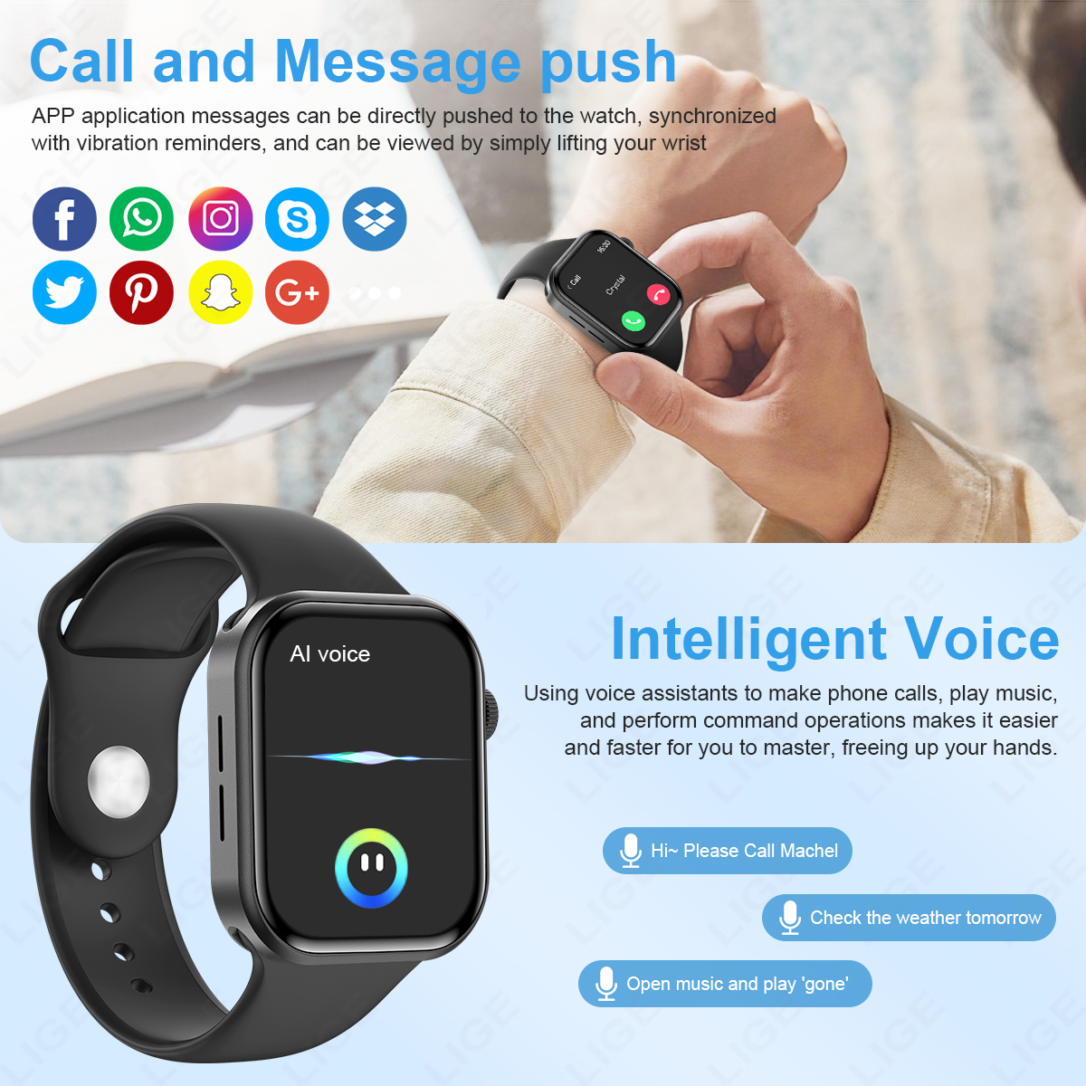 LIGE New Smart Watch Men Wirel - Smartwatch Ladies Watches For Women recension och pris