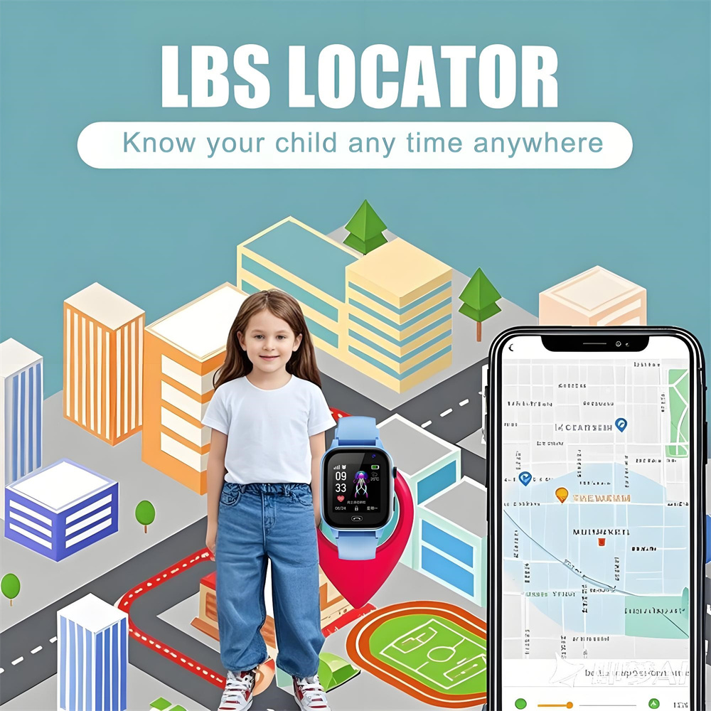 Kids Smart Watch GPS Tracker L - Smartwatch Watches Birthday Gift For Boys With Gps recension och pris