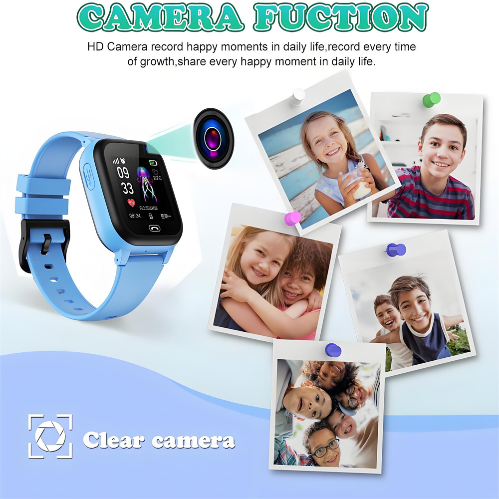 Kids Smart Watch GPS Tracker L - Smartwatch Watches Birthday Gift For Boys With Gps recension och pris