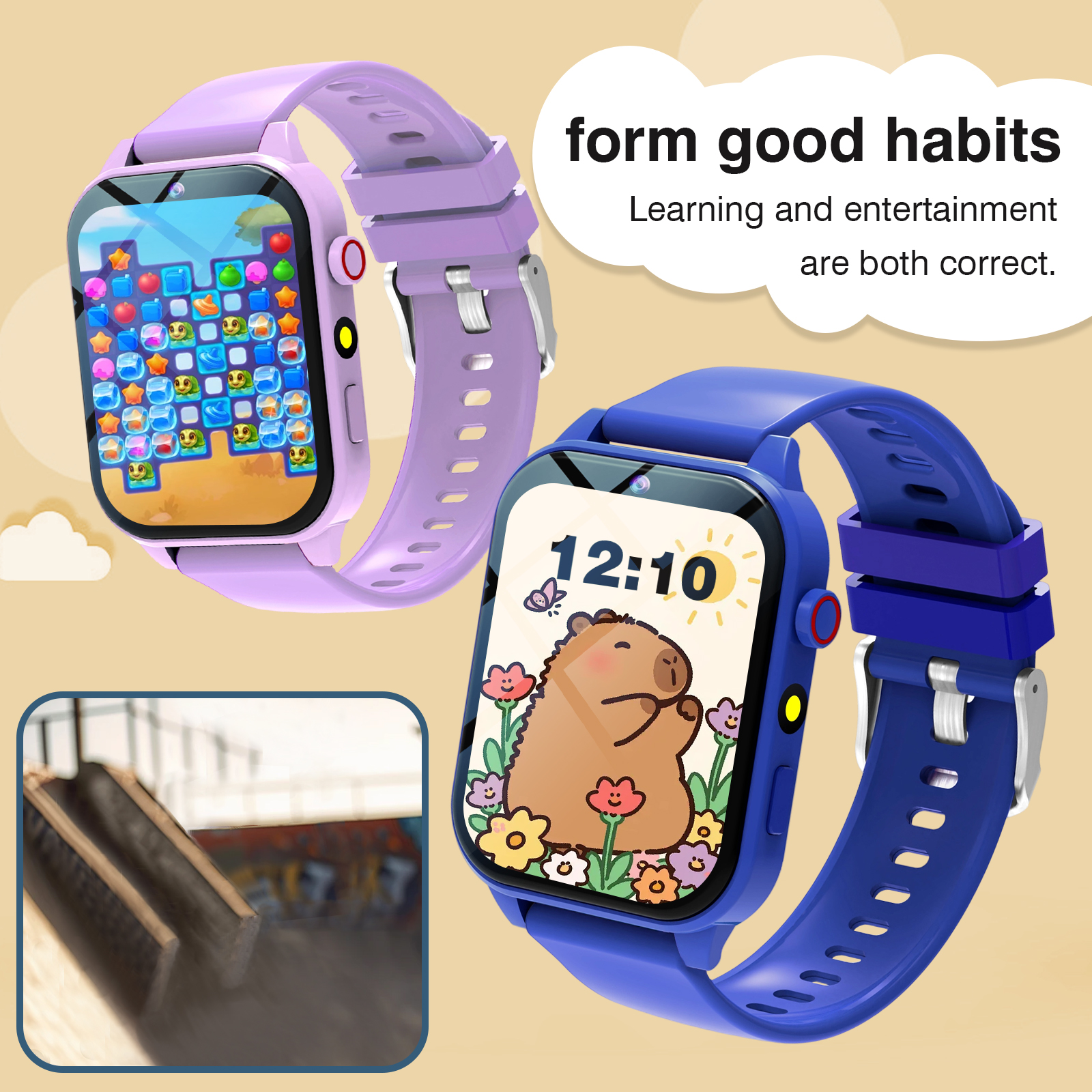 Kids′s Smart Watch 18 Games Ca - Smartwatch Watches For Kid Boy With Alarm recension och pris