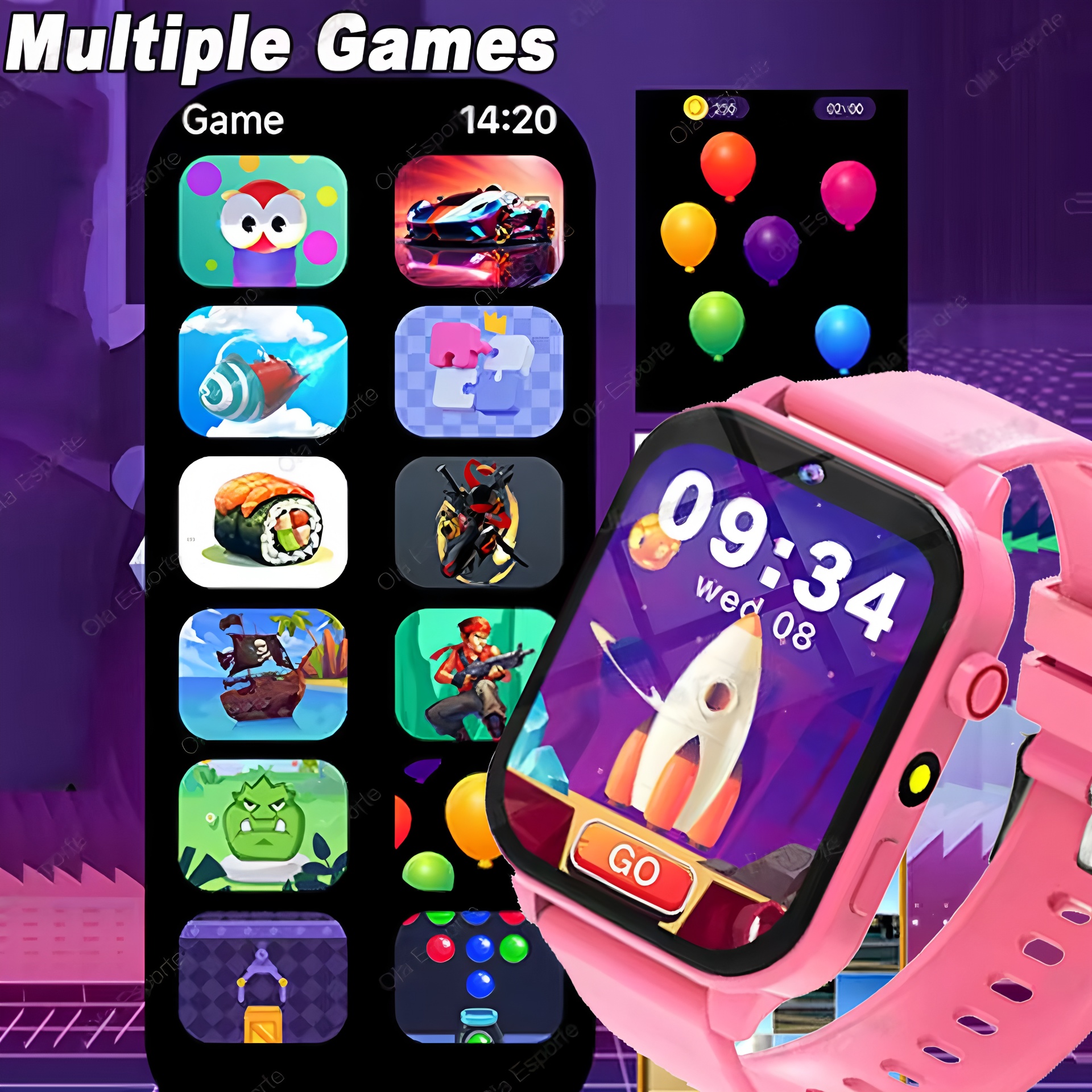 100+ Game SmartWatch Kid Child - Smartwatch Watches For Kid Boy With Alarm recension och pris