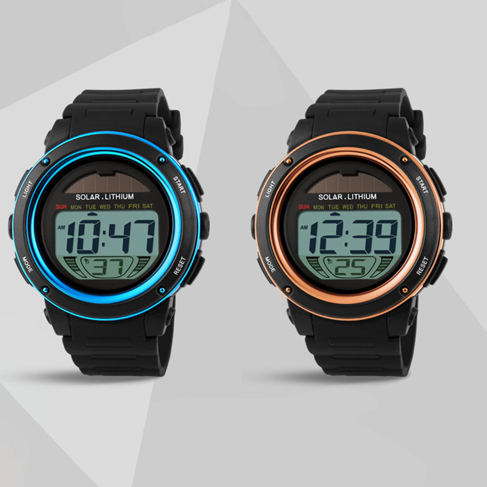 Solar Powered Digital Men Wome - Solar Powered Watch recension och pris