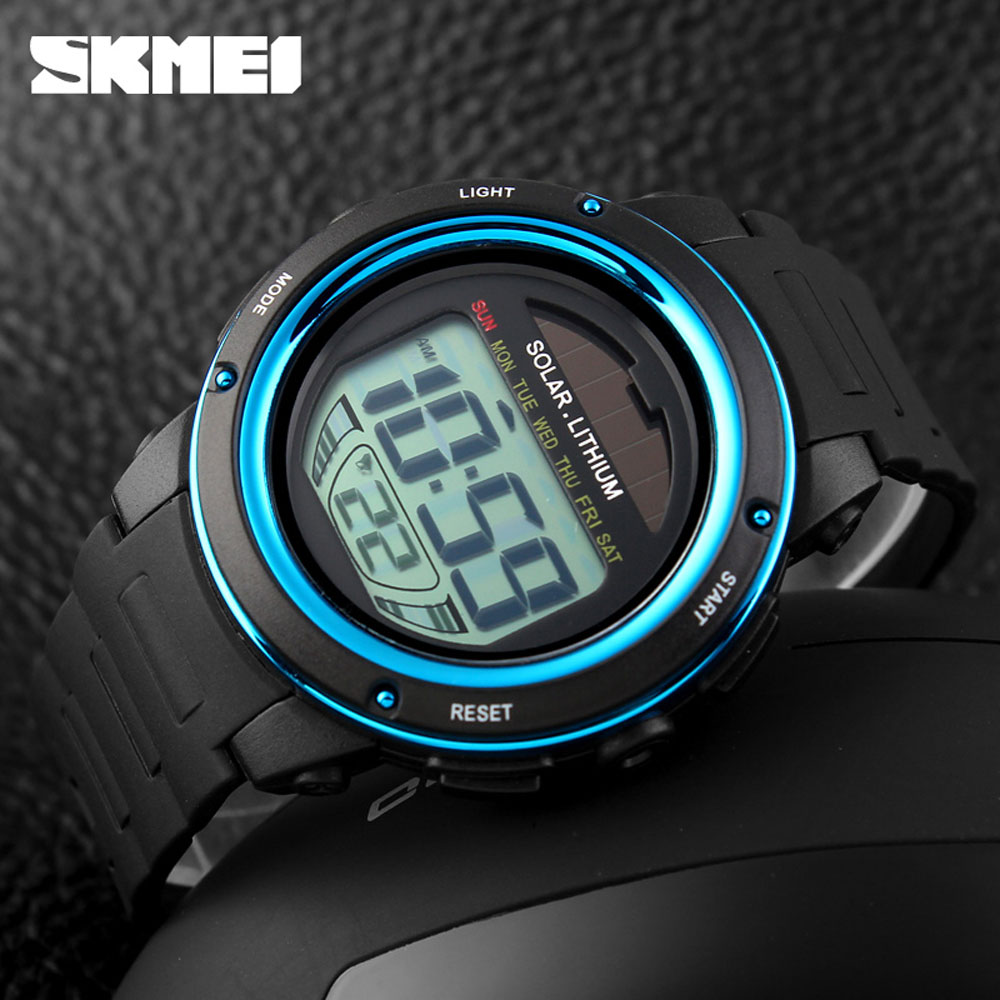 Solar Powered Digital Men Wome - Solar Powered Watch recension och pris