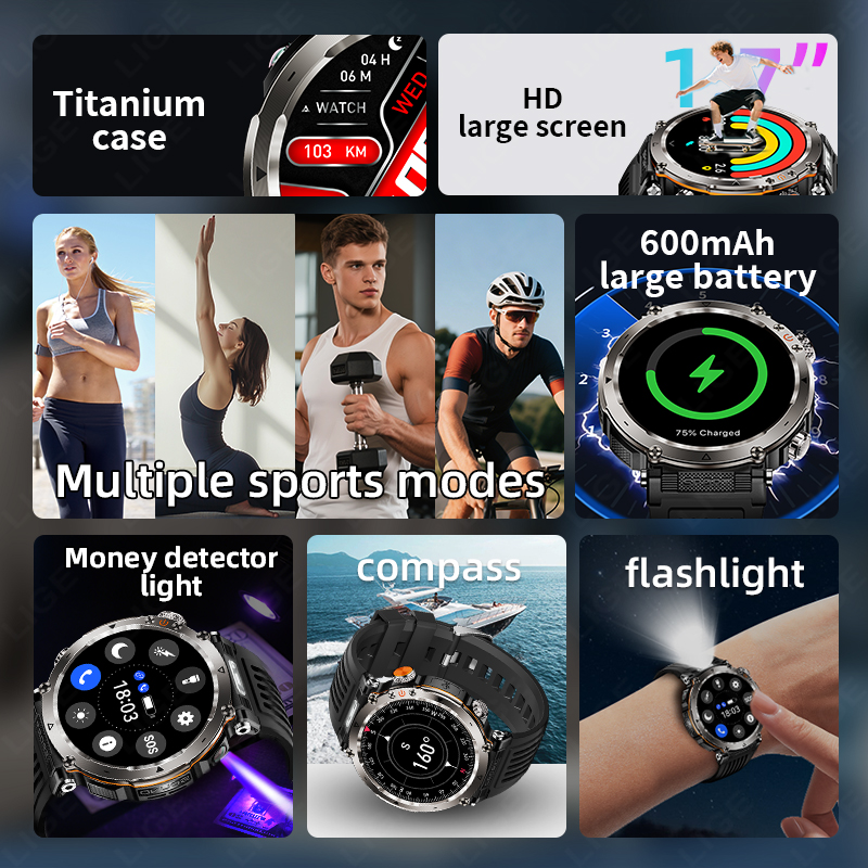 New Military Outdoor Smartwatc - Watch Smartwatch recension och pris