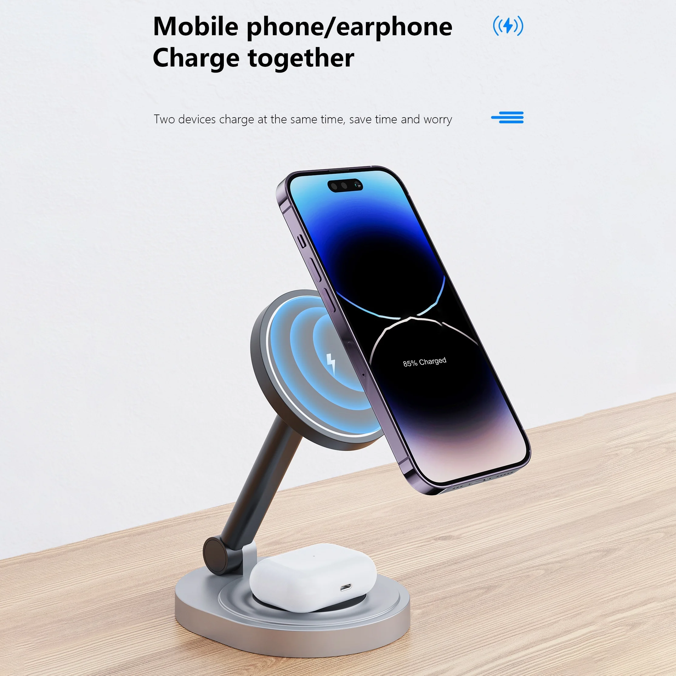 2 In 1 Magnetic Wireless Charg - Watch Charging Dock recension och pris