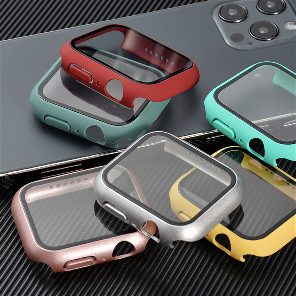 Tempered Glass+ Case For apple - Iwatch Smartwatch Series 7 recension och pris