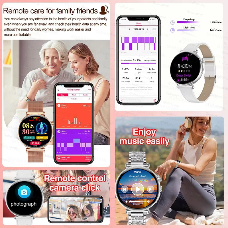 Smart Watch for Women Men PPG+ - Smartwatch Ladies Watches For Women recension och pris
