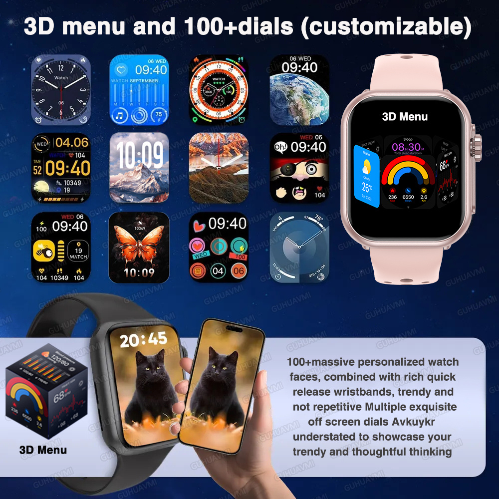 Watch Ultra K62 Men Women 1000 - Smartwatch Watches Brands For Women recension och pris