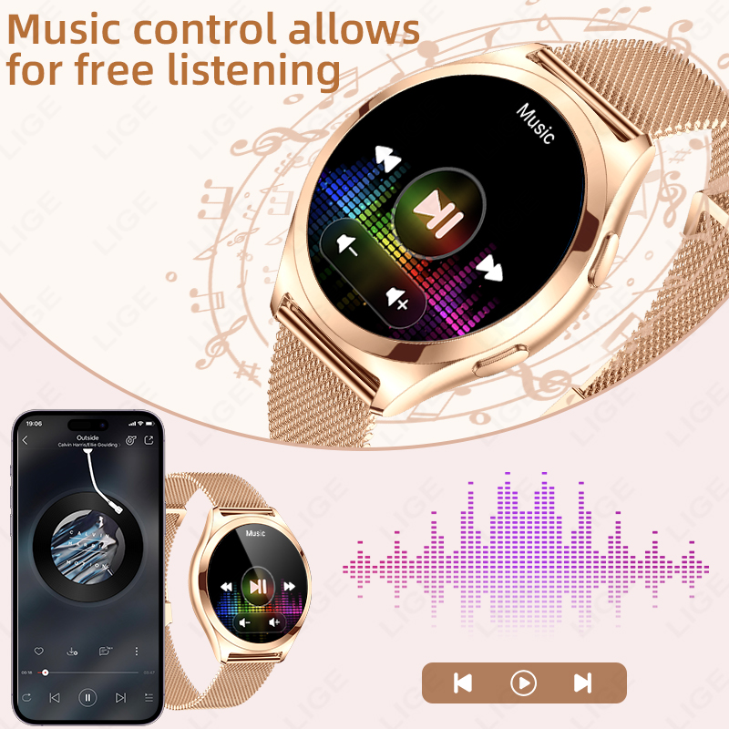 LIGE Luxury Smart Watch For Wo - Smartwatch Ladies Watches For Women recension och pris