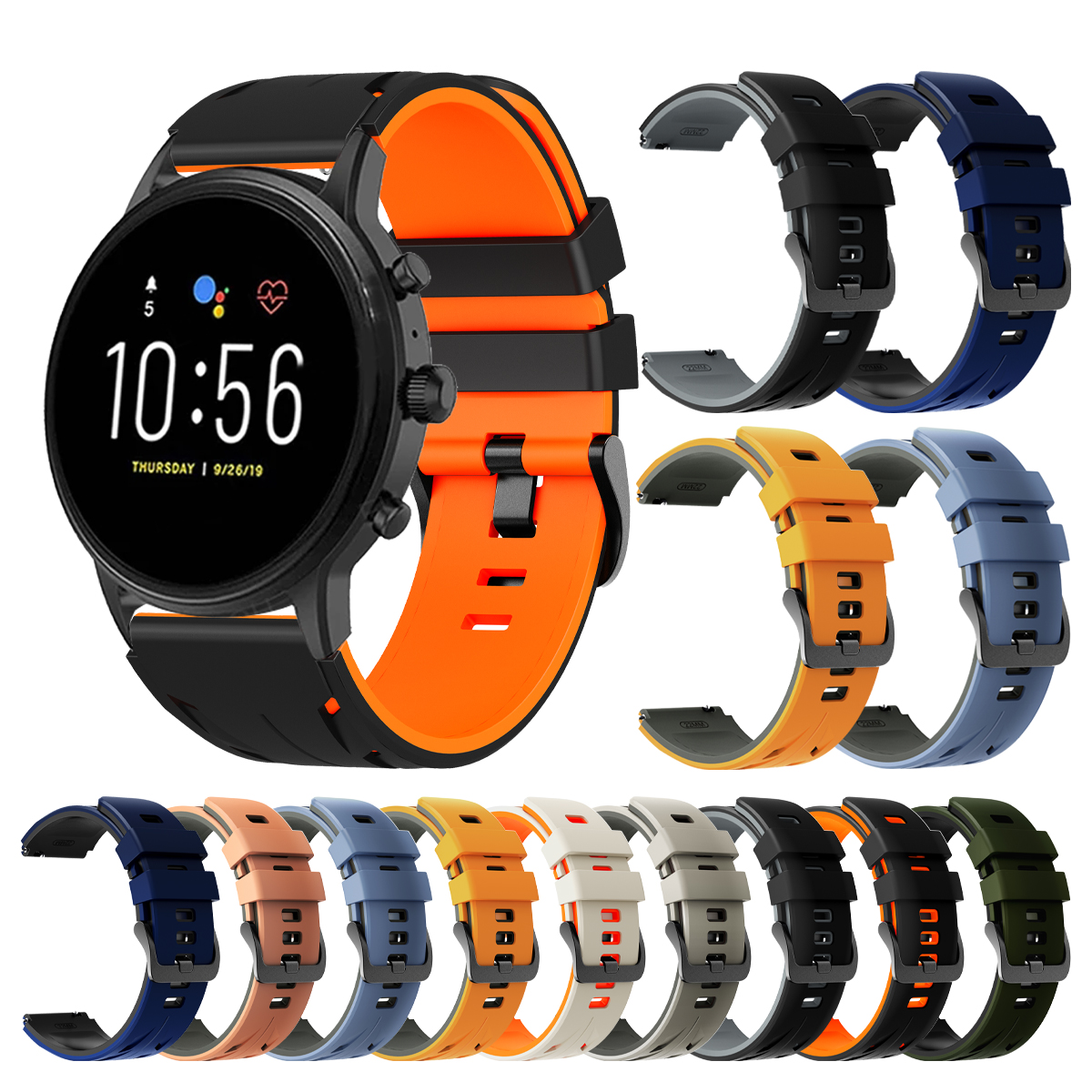 22mm Smart Watch Strap For Fos - Fossil Watches Smartwatch Gen 6 recension och pris