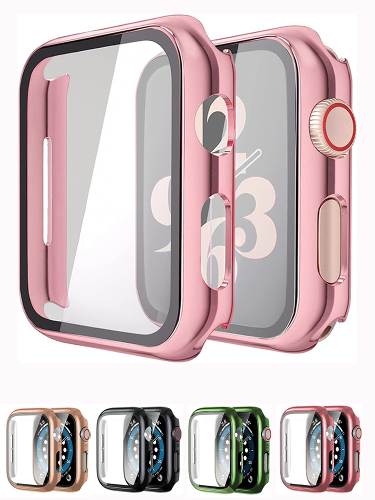 Glass+case For Apple Watch ban - Smartwatch Watches For Women Smart recension och pris