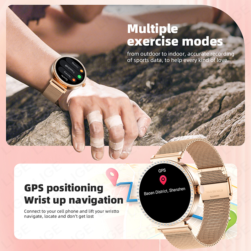 New Luxury Diamond Smart Watch - Smartwatch Ladies Watches For Women recension och pris
